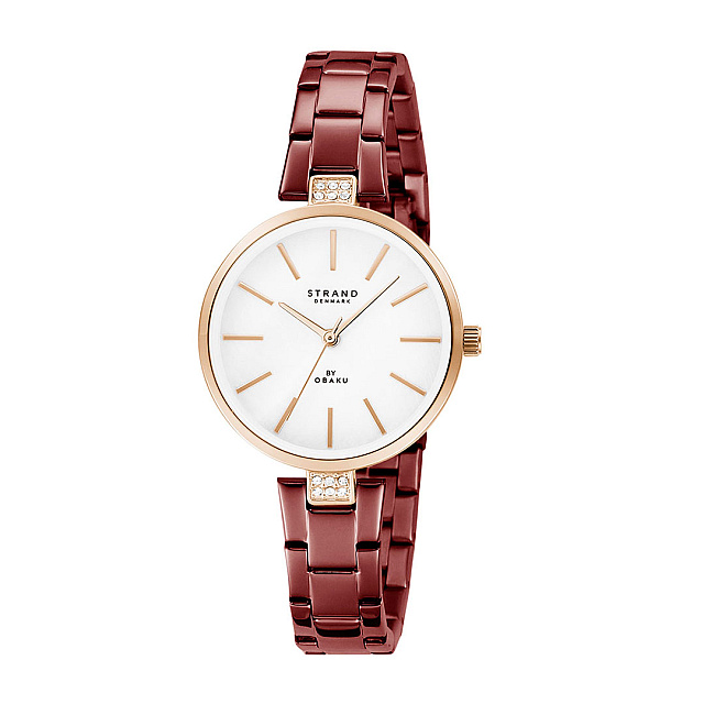 Strand by Obaku woman purple bracelet watch