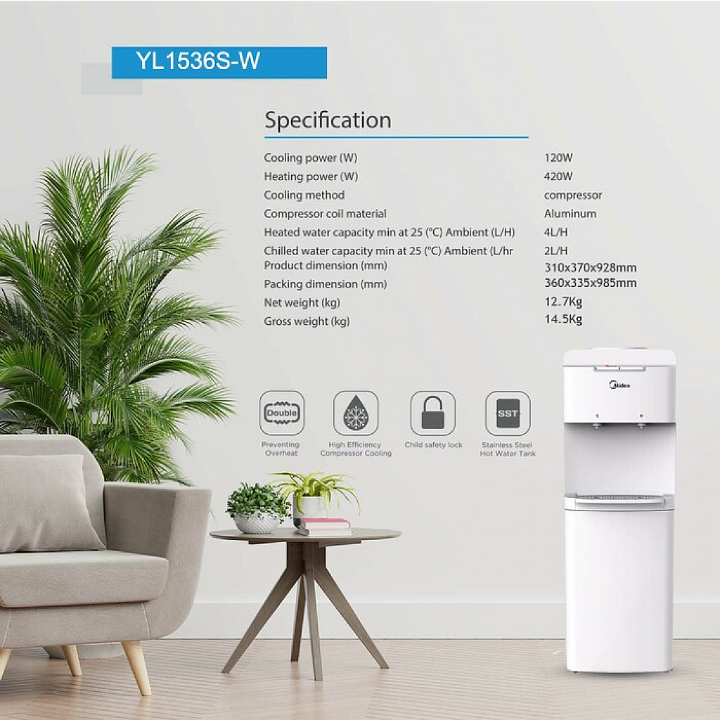 Midea Water Dispenser YL1536S