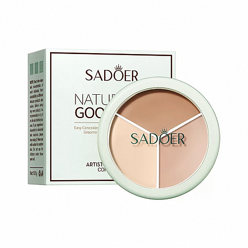 Three-color concealer