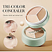 Three-color concealer