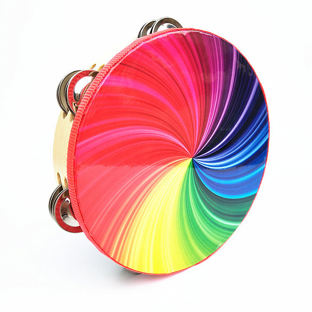 Colorful Tambourine Bell  big size 20cm