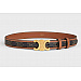 MEDIUM WITH BORDER TRIOMPHE BELT IN TRIOMPHE CANVAS AND CALFSKIN TAN
