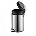 12L Pedal Bin Soft, PP LINER, LID - Silver