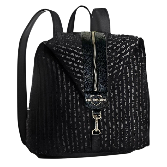 BORSA INTRECCIO PU NERO-NERO(BLACK )