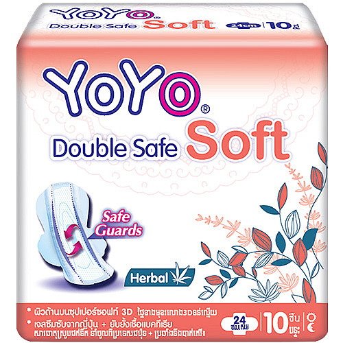 សំឡីអនាម័យ YoYo Double Safe Soft 10 X 48