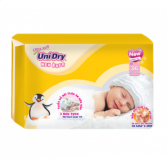 Unidry Newborn សម្រាប់ក្មេងទើបកើត 36 X 8